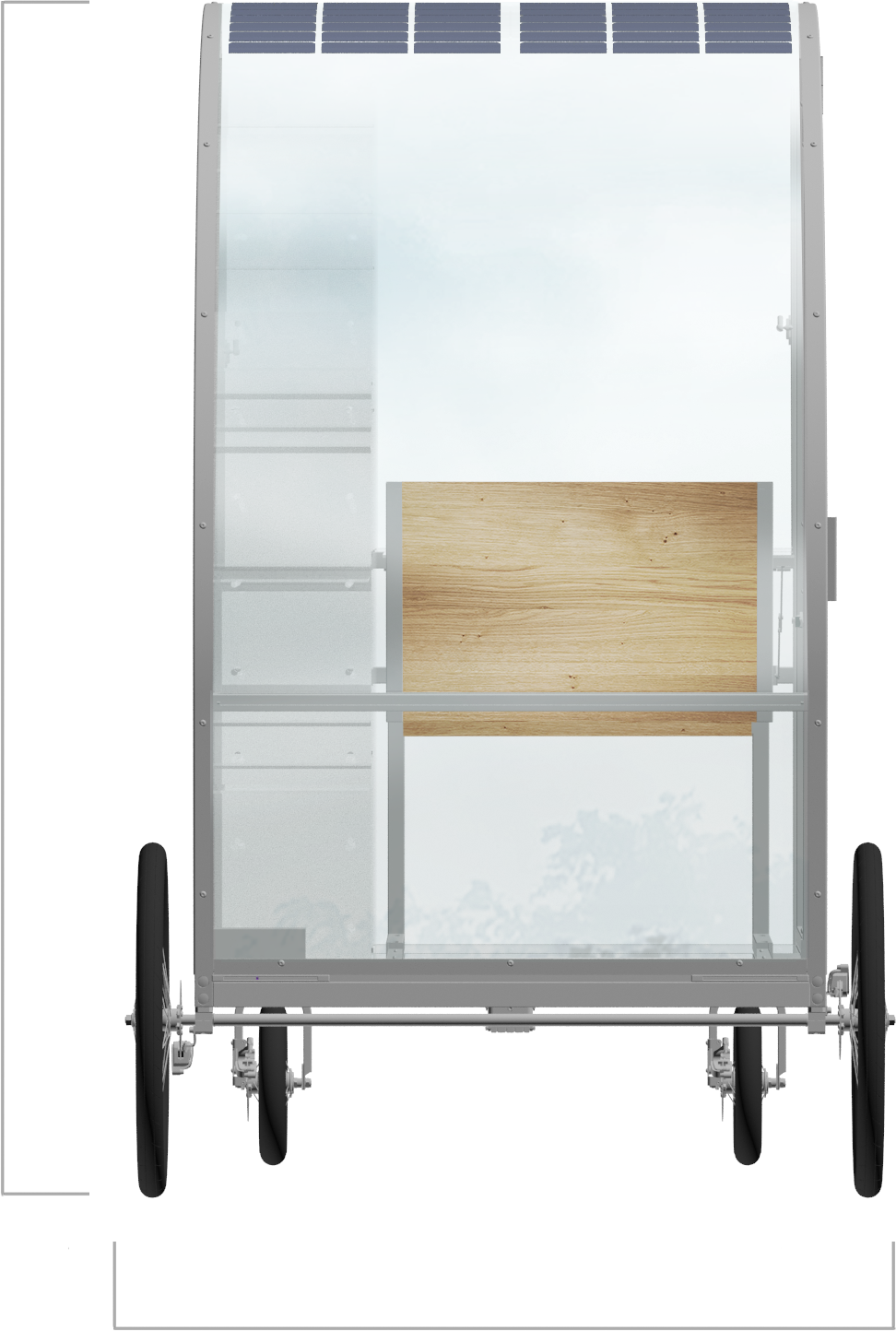 La rolling façade arrière