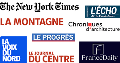 logos : Chroniques d-architecture, le progrès, l'écho du pas de calais, la voix du nord